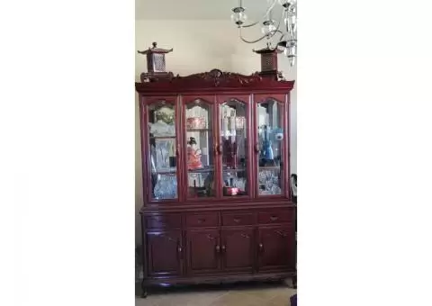 Rosewood Carved Cabinet